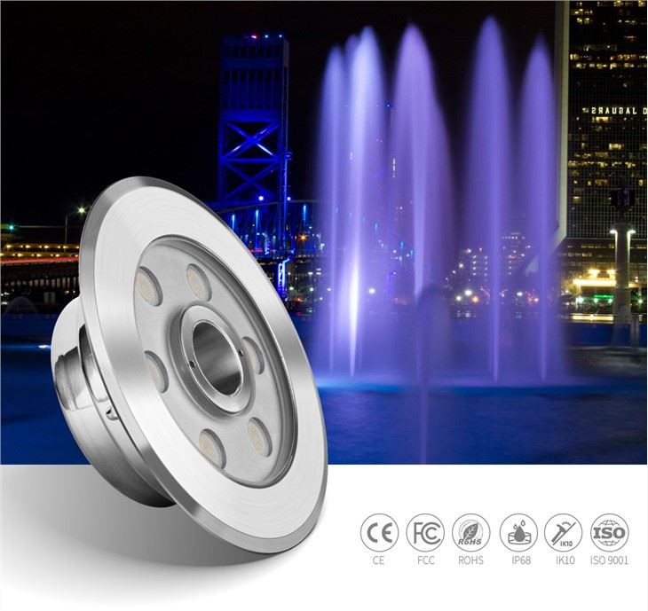 About Fountain Light, Underwater Light Tightness Test